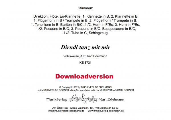 Dirndl tanz mit mir - Download